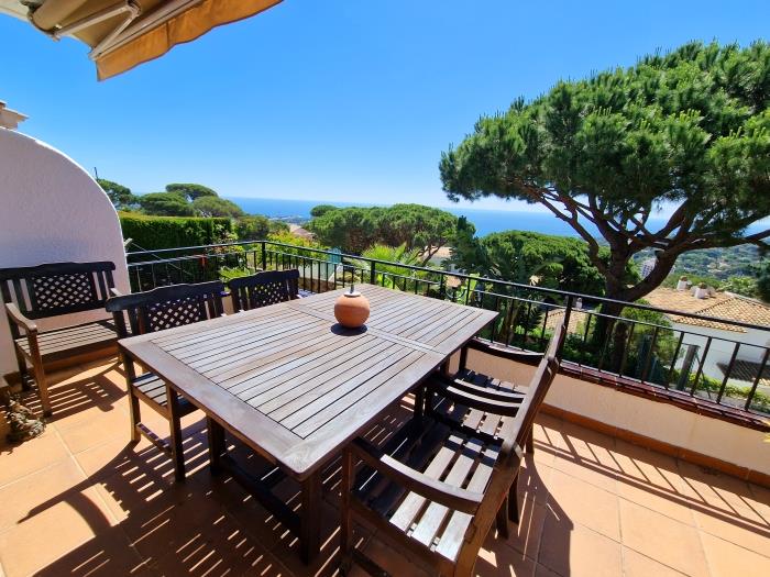 Casa encantadora con vistas al mar y terraza. 3524 - Appartement à Sant Feliu de Guíxols